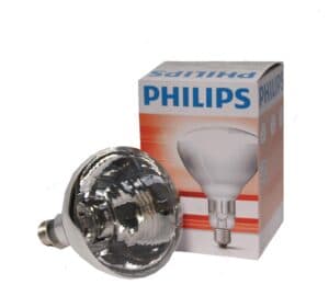 Philips Heat Lamp Infrared Bulb (250w) - Red or Clear