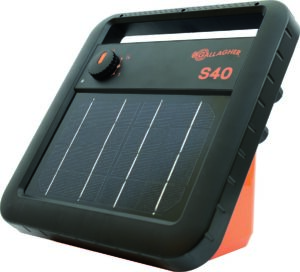 Gallagher S40 Solar Fence Energiser including Battery (6 V - 10 Ah)